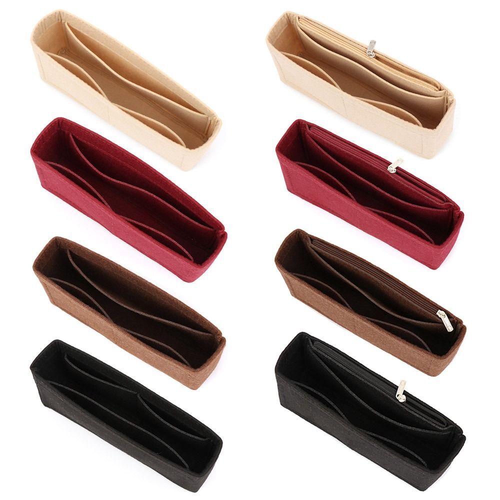 Pouch Organizer Soft Felt Insert Bag Purse Liner Inner Bag Handbag Insert Bag
