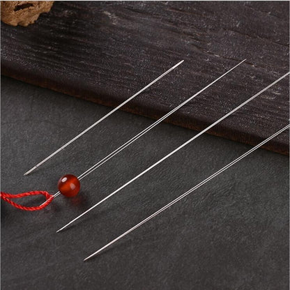 Up 12pcs Big Eye Beading Needles Easy Threading Tool Bracelet Jewelry Making DIY