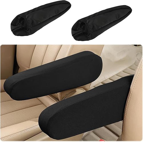 2PC Car Front Seat Armrest Covers,Universal Size Seat Arm Rest Cover,Flat Clo... – Compatible with Seat