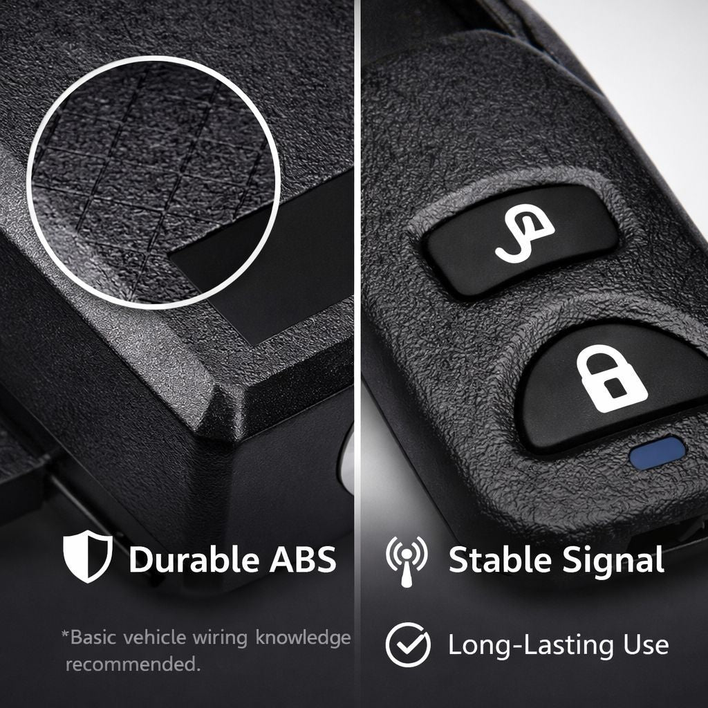 Car Universal Door Locking Keyless Entry System Auto Remote Central Control Kit
