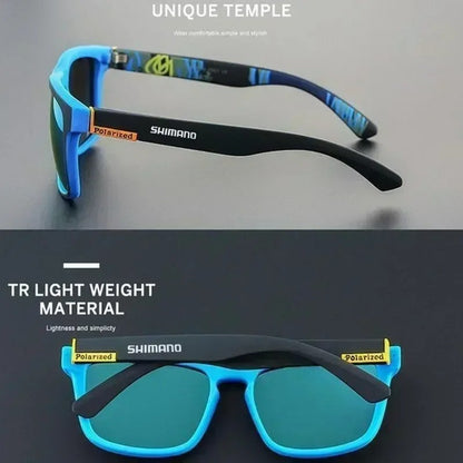 Shimano Men Sunglasses UV400 Polarized Glasses Fishing Sports Driving Eyewear