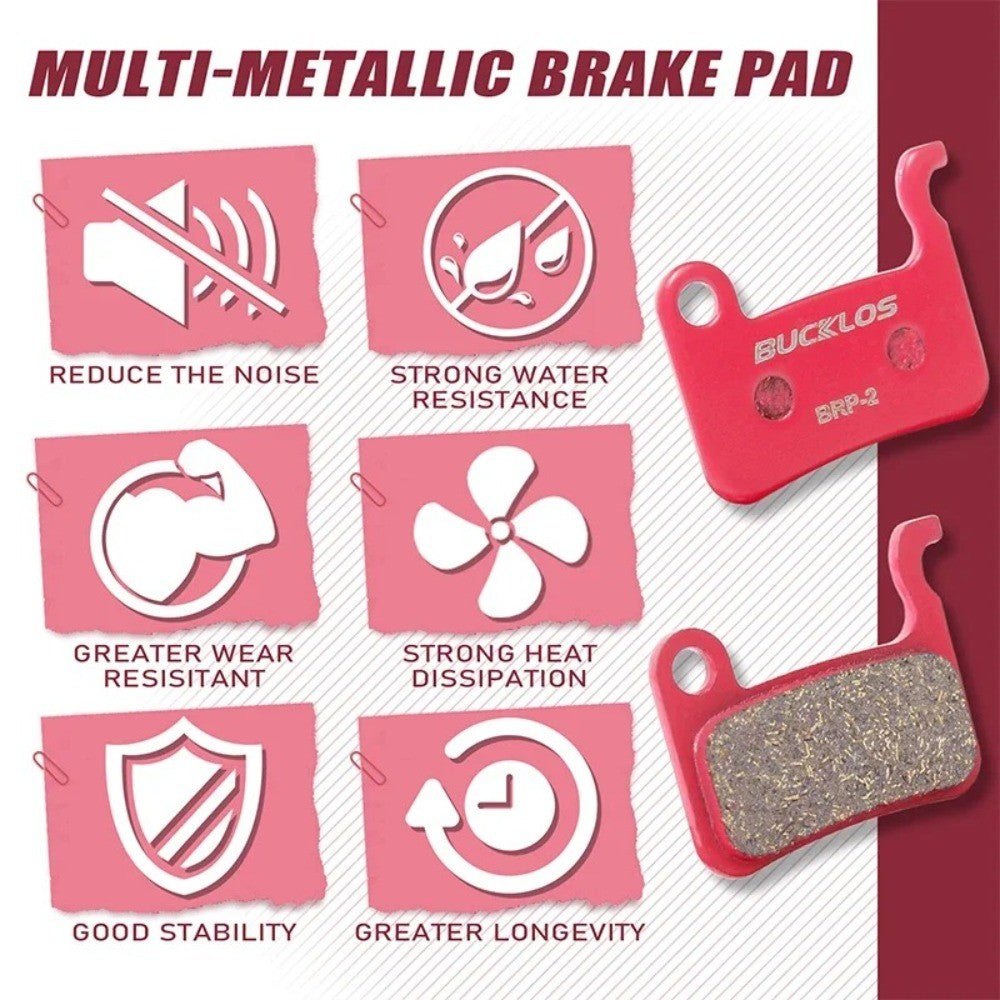 BUCKLOS Bike Brake Pads MTB Hydraulic Brake Pads for SHIMANO A01S M06 M07