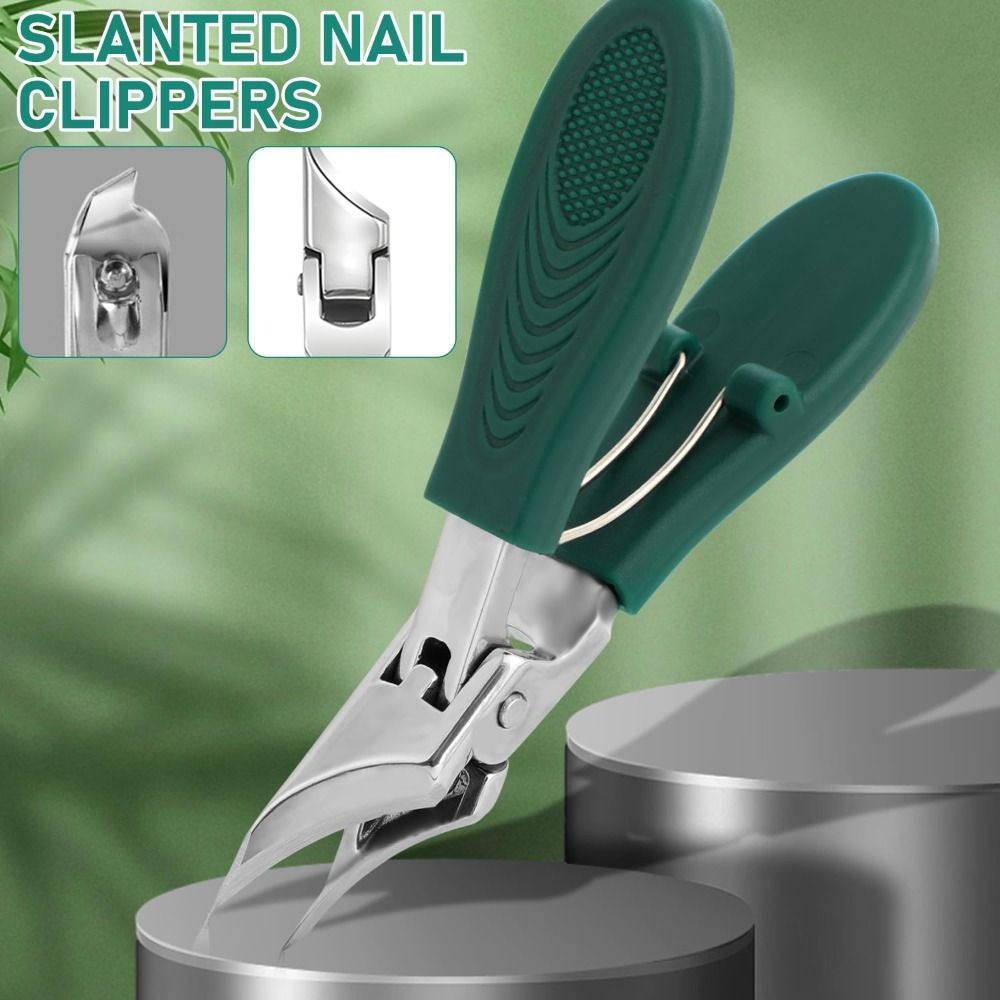 3-Piece Sets Wide Jaw Opening Eagle Beak Beveled Nail Clippers