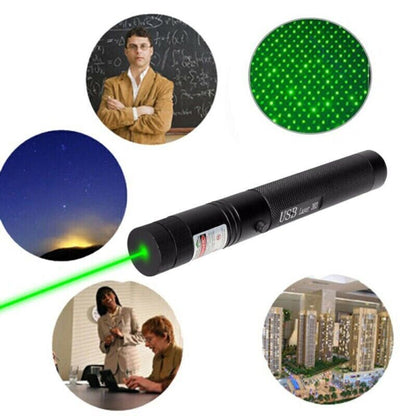 990Miles Rechargeable Green Laser Pointer Pen Astronomy Lazer Star Visible Beam