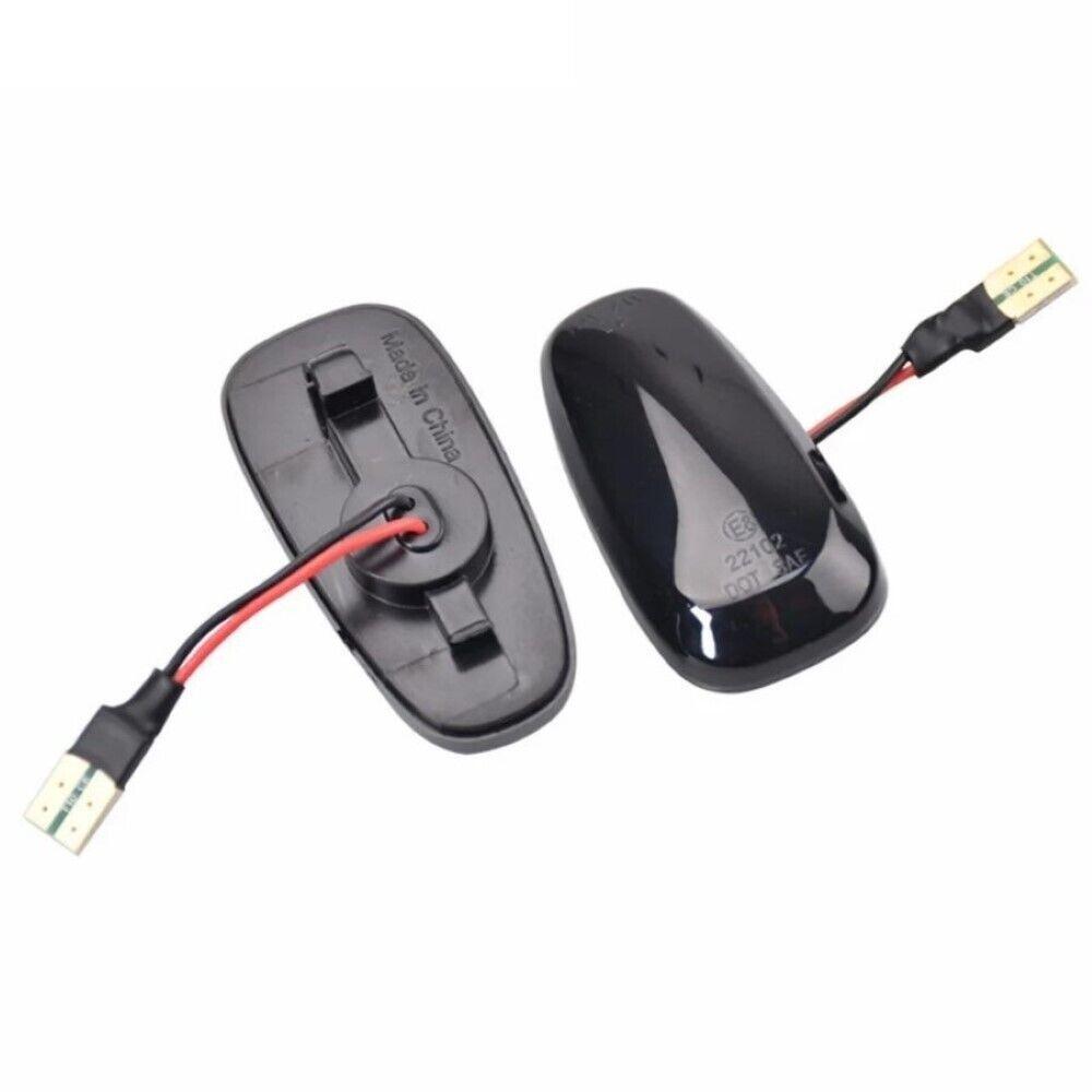 2Pcs Compatible with Holden VY/VZ Commodore 2004–2007 Sequential LED Indicators - Smoked
