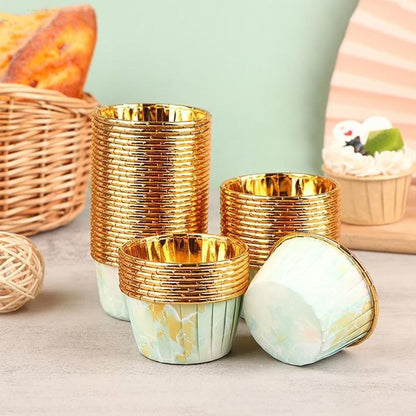 50pcs Mini Muffin Cupcake Paper Cups Cake Wrapper Baking Cup