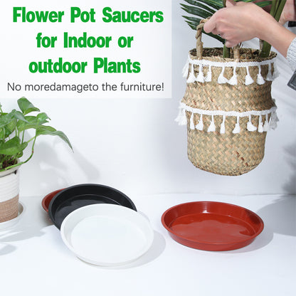 Flower Pot Round Indoor Outdoor   Tray Saucers Drip Trays Plant Saucer