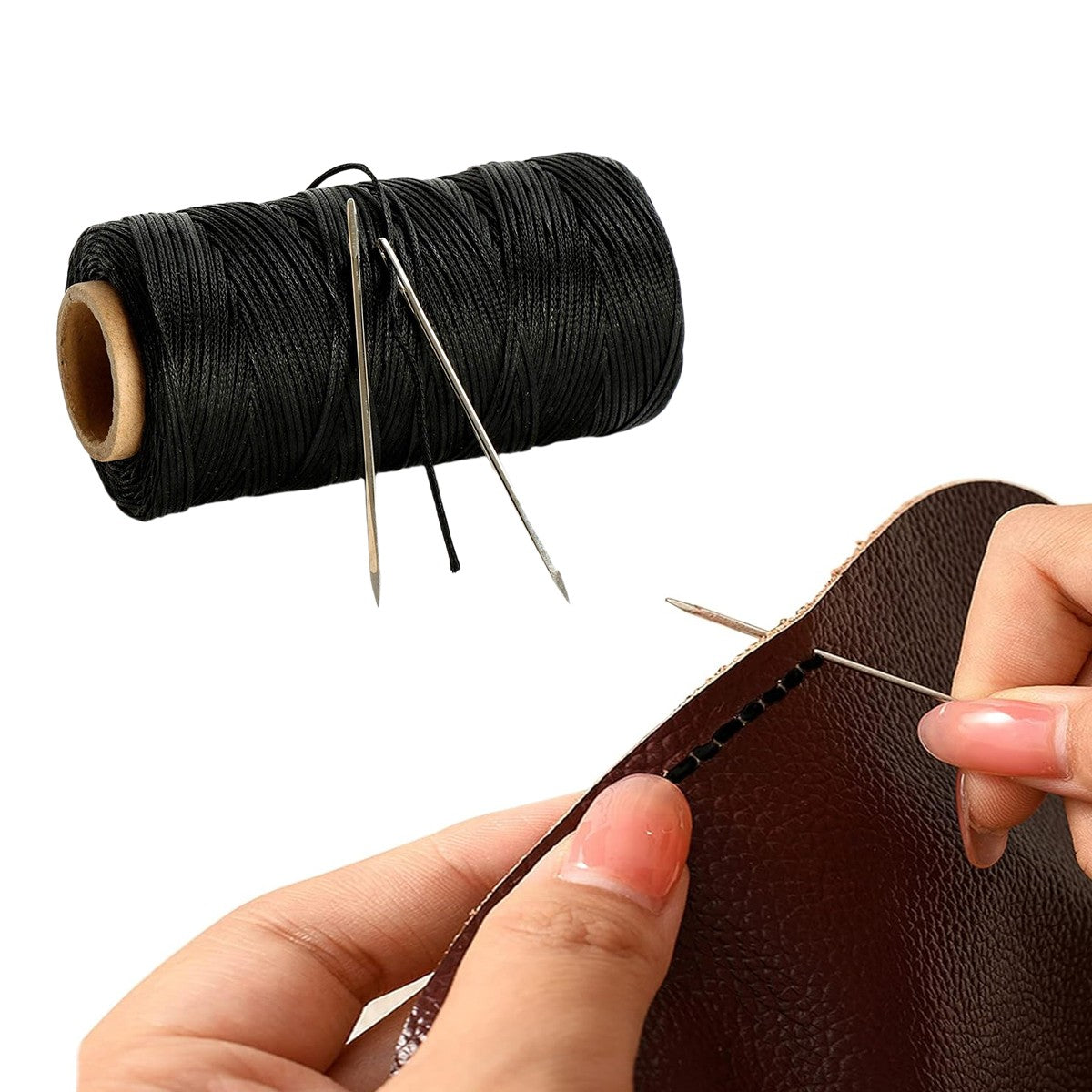 Leather Sewing Thread 150D 260m Waxed Cord Hand Stitching Repair String 4Colour