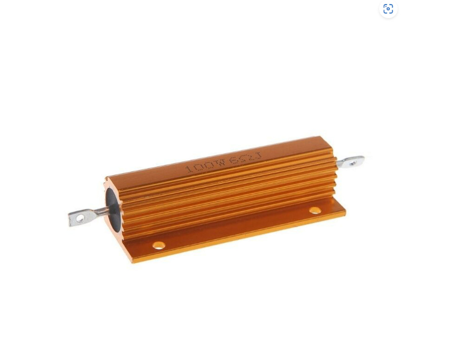 BULK 1R-100R OHM 100W Power Resistor Aluminum Shell Case Wirewound Resistors