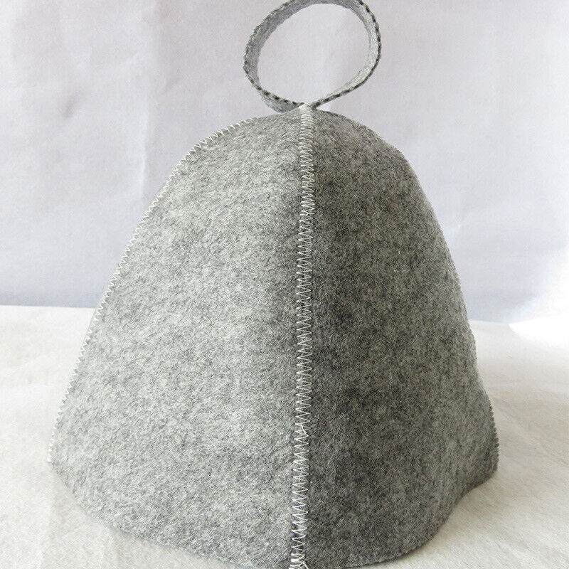 Wool Felt Sauna Hat Russian Banya Cap Unisex Lightweight For Shower Cap Hat AU