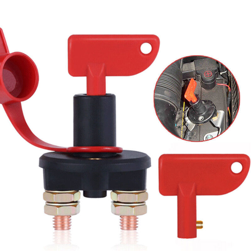 2PCS Battery Car Off Spare Switch Universal Key Cut Power Isolator Kill AU Stock