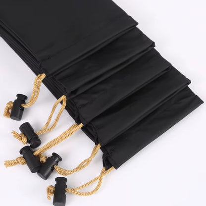 1Pc High Quality PU Leather Soft Headphone Drawstring Bags Headset Earphone Data