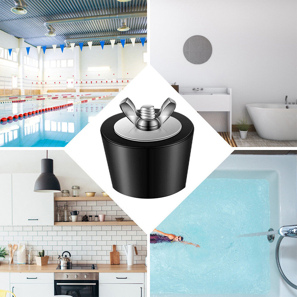 2PCS Pool Winterizing Plug Winter Expansion Plug Rubber Swimming Pool Leak Proof