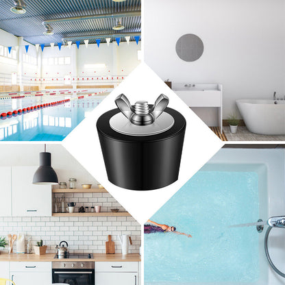 2PCS Pool Winterizing Plug Winter Expansion Plug Rubber Swimming Pool Leak Proof