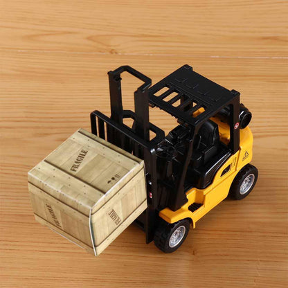Interactive Toy Vehicle Construction Forklift Friction Toy,Model Pallet Kid Gift