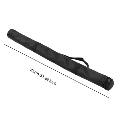 1xCue Case Carry Bag Black Leather Billiard Cue Case Pool Cue Stick Carrying Bag