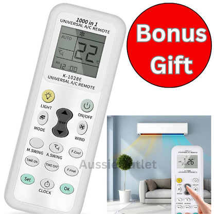 Universal A/C Air Conditioning Remote Control Air Con ALL MAJOR BRANDS LCD DGS