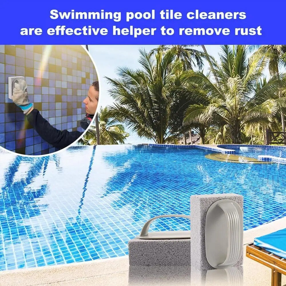 Calcium Remover Pools Pumice Stone Handheld Pool Washing Cleaning Pad