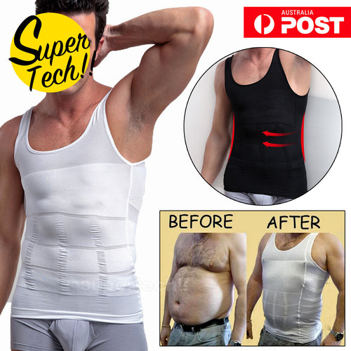 MEN MEN'S SLIMMING BODY SLIM SHAPER UNDERWEAR CORSET COMPRESSION VEST/SHIRT