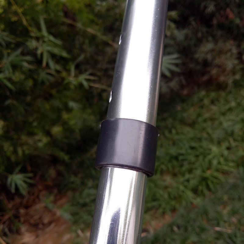 Aluminium Metal Walking Stick Travel Retractable Adjustable Compact Cane Pole AU