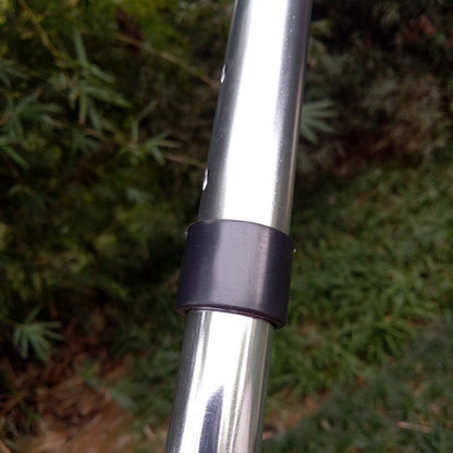 Aluminium Metal Walking Stick Travel Retractable Adjustable Compact Cane Pole AU