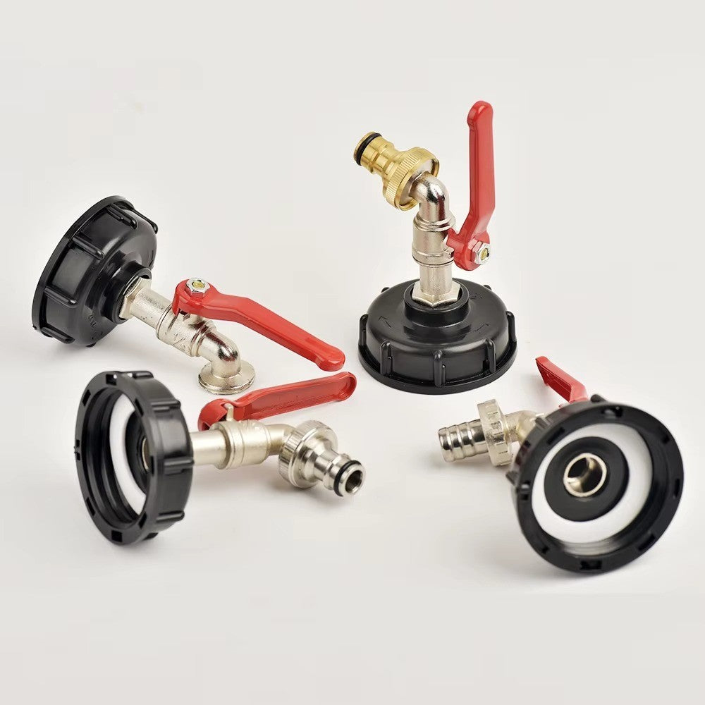 IBC Tank to 1/2"Connector Adapter Fittings Tool S60X6 Yard Garden Water Tap Hose
