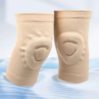 1 Pair Silicone Knee Pads Wrap Pads  Fitness Dance Skating sports