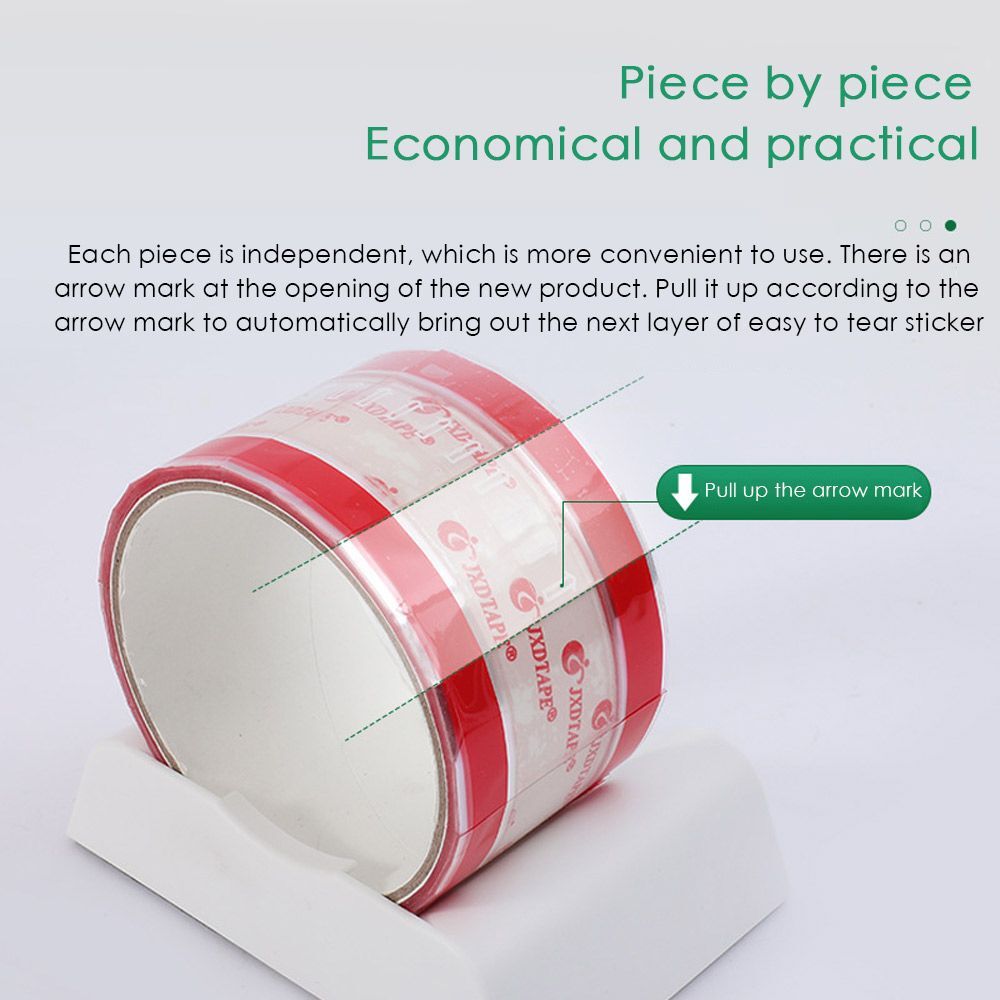 Leak-proof Cup Cover Sticker Takeaway Sticker Sealing Sticker Tape Adhesive