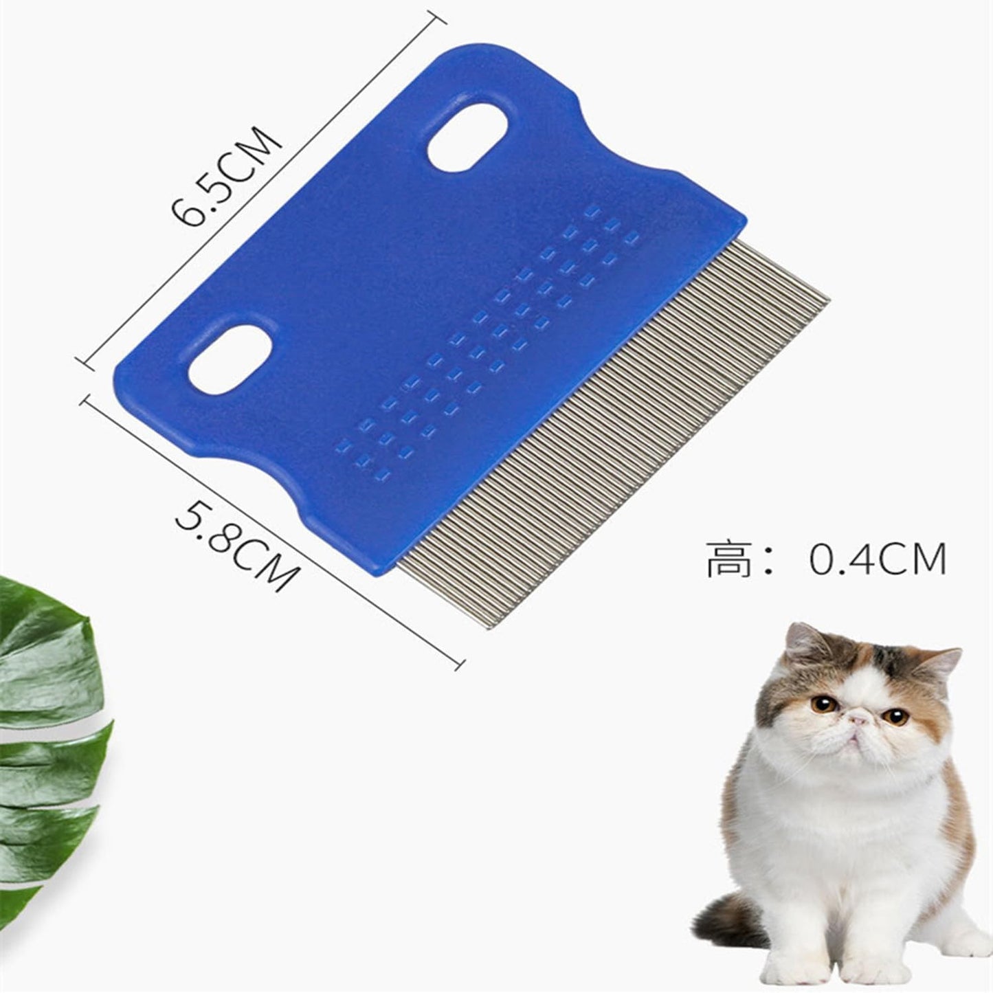 2 Pack Professional Eye Comb for Pets,Stainless Steel Tear Stain Remover for ...
