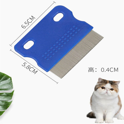 2 Pack Professional Eye Comb for Pets,Stainless Steel Tear Stain Remover for ...