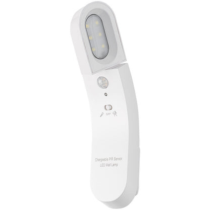 Motion Sensor PIR Light Cordless USB Rechargeable LED Night Light Closet Stair