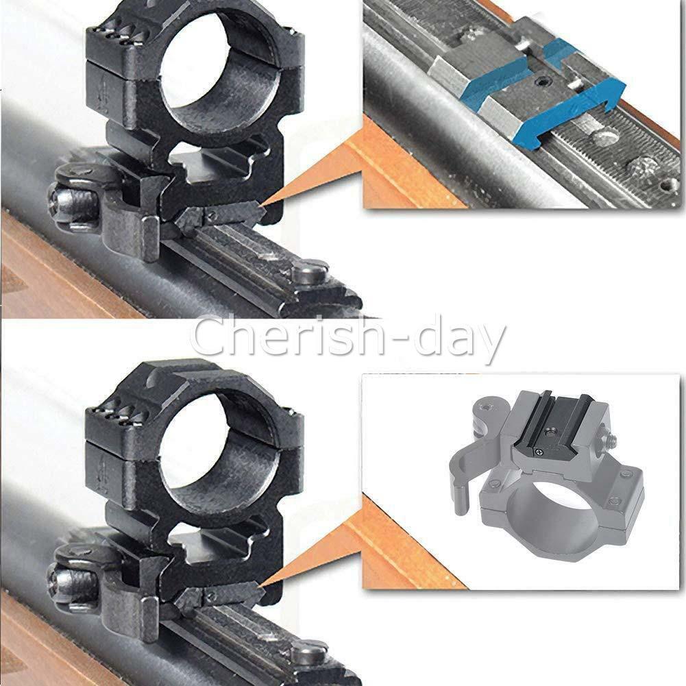 2X 11mm Dovetail to 20mm Rail Mount Picatinny Weaver Rail Scope Rail Adaptor AU