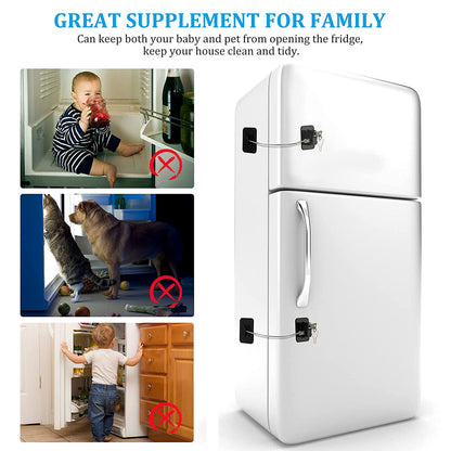 Digital Password With Metal Key or Coded Lock Cabinet Locks Refrigerator Lock