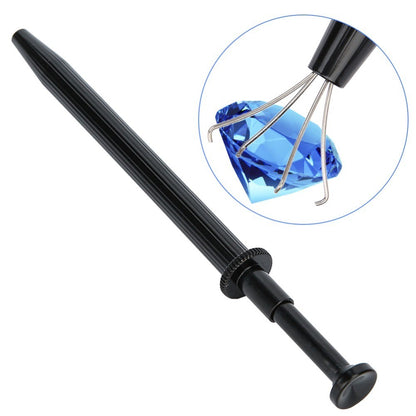 Black Color Gem Pick Up 4 Prong Jewelry Making Tool Grabber Tool  Bead Handling