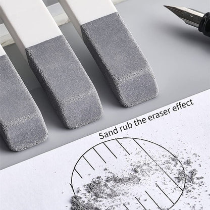 5PCS Dual-use Frosted Eraser Matte Pen Eraser  Ballpoint Pen Ink