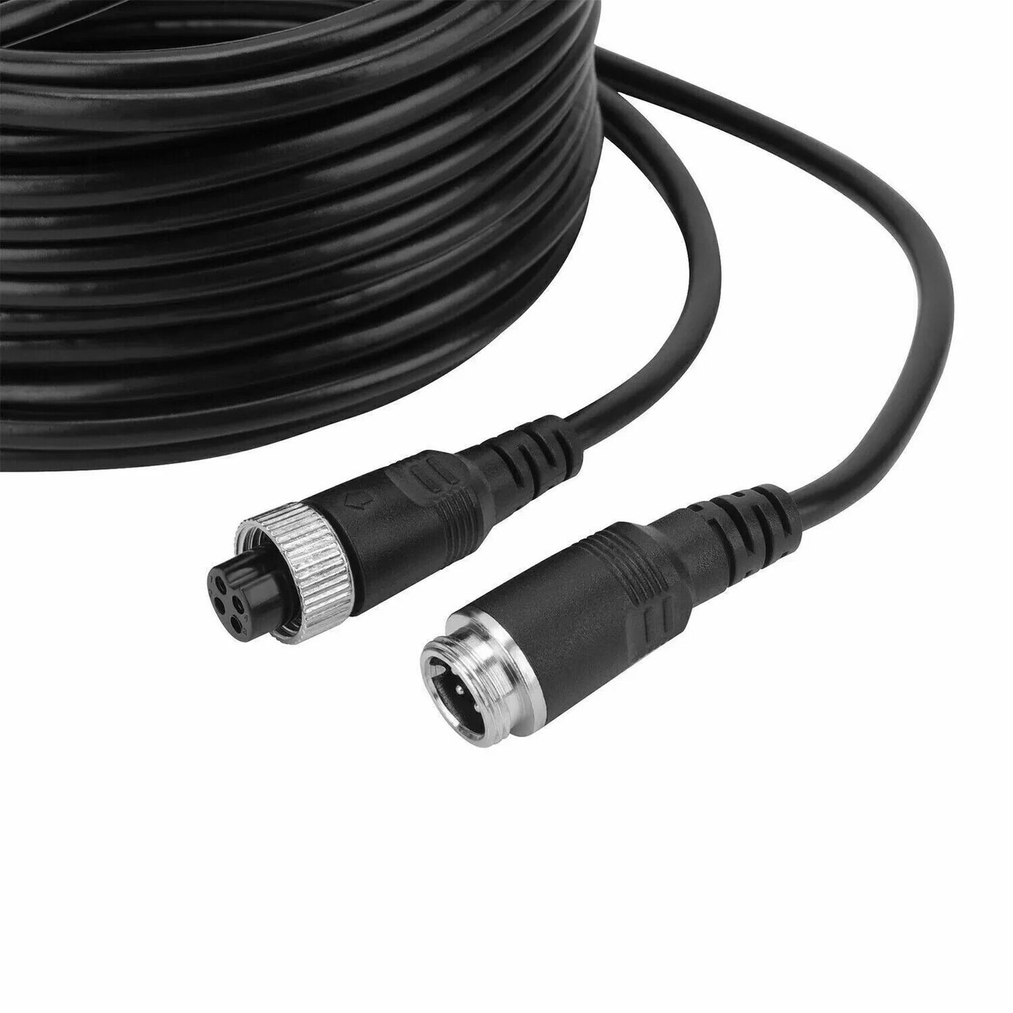 4 Pin Video Extension Cable Wire For Bus Truck Reversing Rear Camera 5 10 15 20m