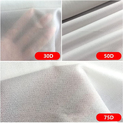 Fusible Sewing Fabric Adhesive Lining Sewing Interlining Iron-On Interlining