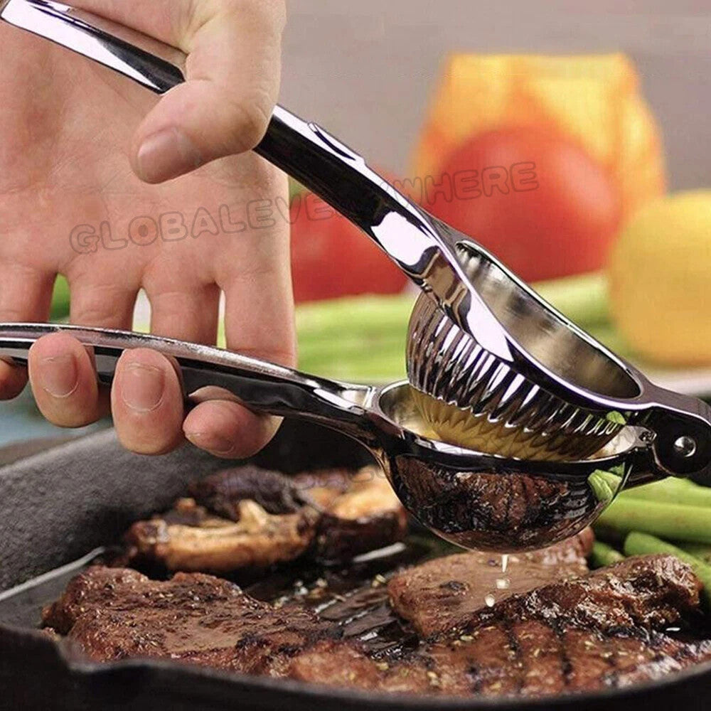Stainless Steel Manual Hand Press Lemon Squeezer Fruit Orange Citrus Juice AU