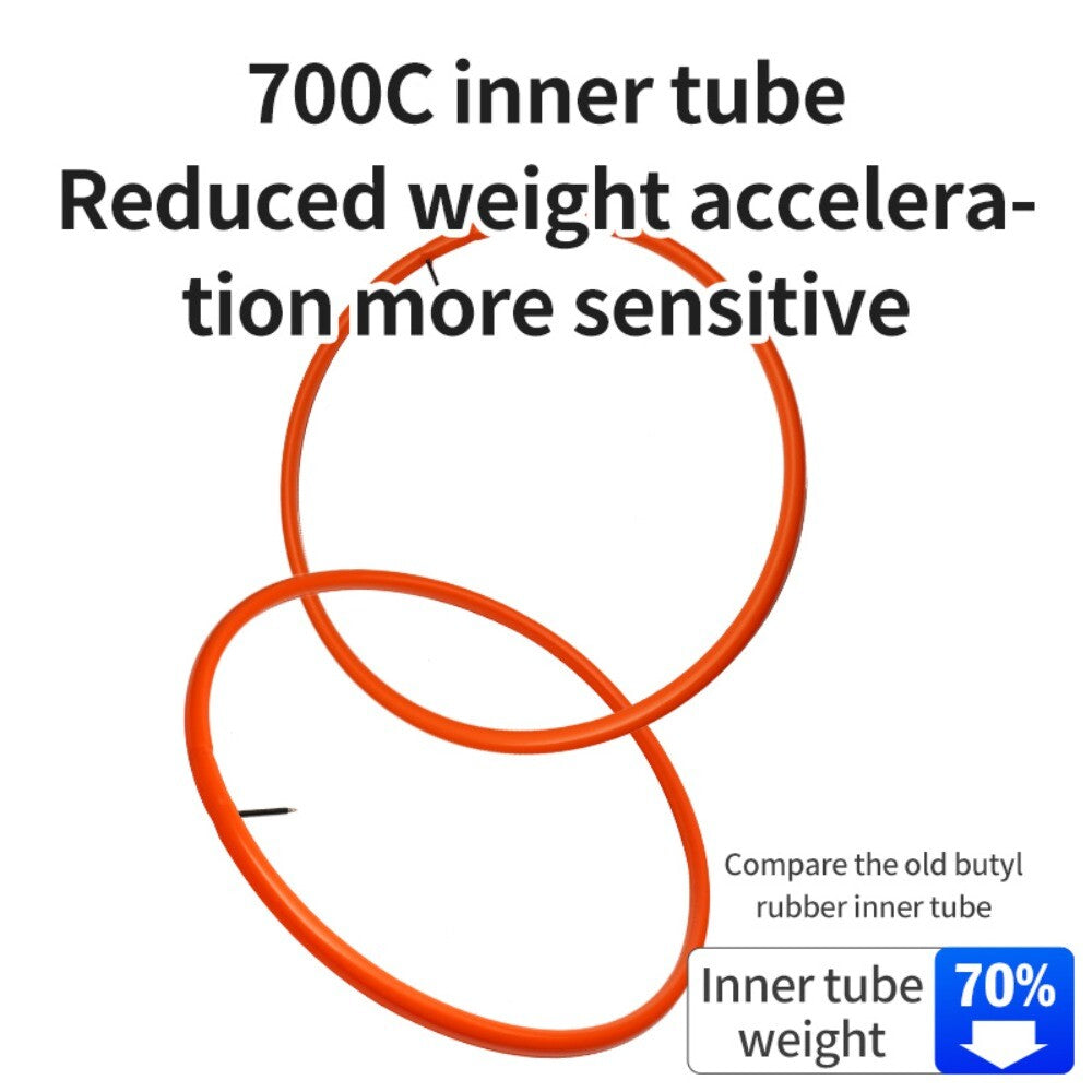Ultralight Bike Inner Tube Lightweight Road Bicycle TPU Tire Bicycle Accessory