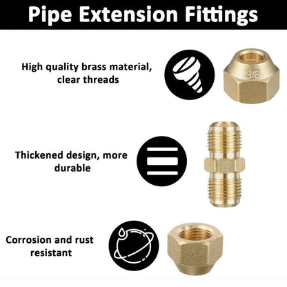 1/2" 1/4" 3/8" Copper Connectors  HVAC Air Conditioning Refrigeration