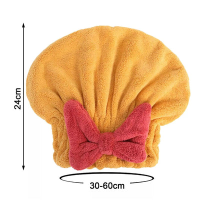 Super Absorbent Hair Towel Wrap For Wet Hair, Microfiber Cap Hair Drying Turban