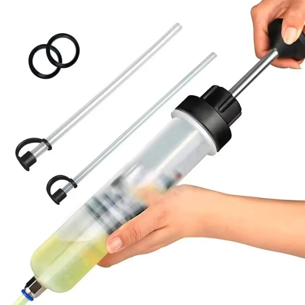 Auto Oil Change Syringe With Hose Manual Fuel Suction & Filler Fluid Oil Change